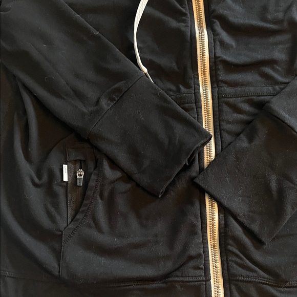 Vuori Black Halo DreamKnit Zip-Up Hoodie Sweatshirt Size M Like New - Picture 4 of 5